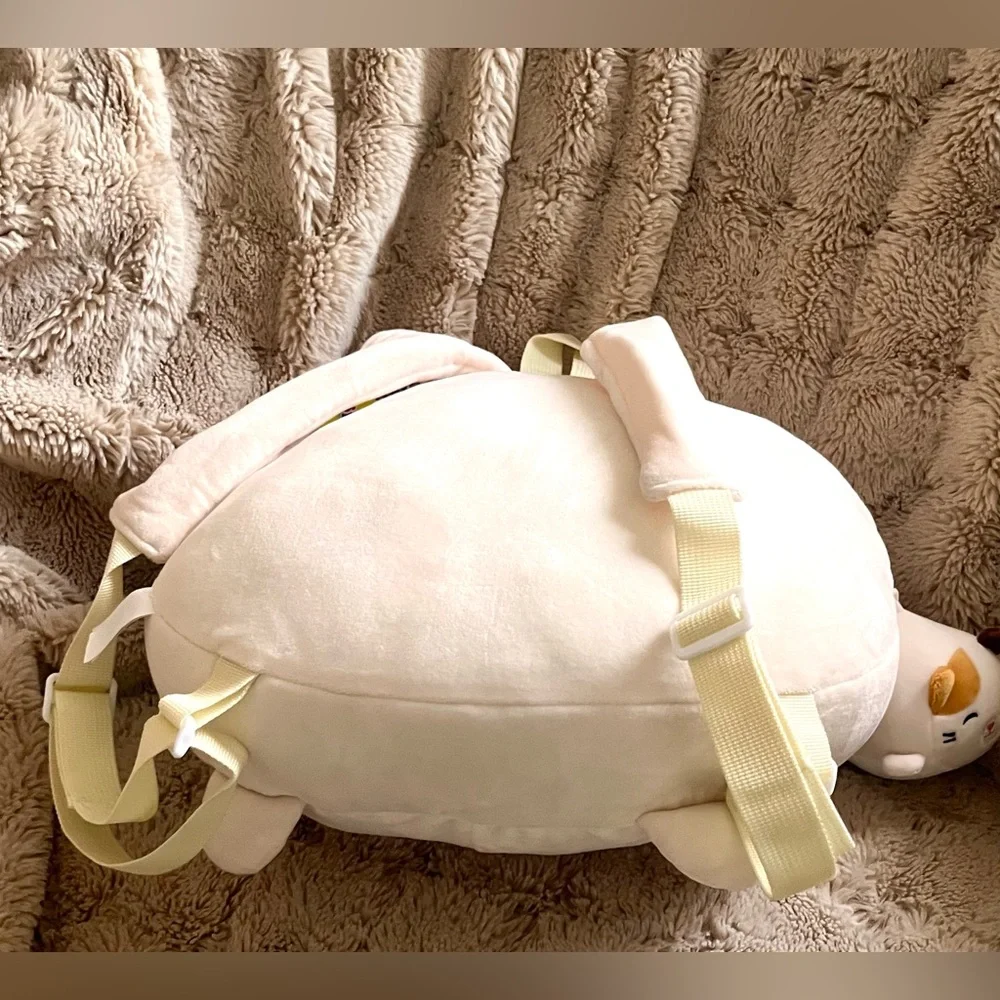 SMOOCHY PALS Cat Plush Backpack with Keychain